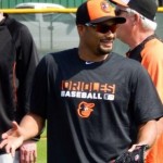Johan Santana ya está uniformado con los Orioles.