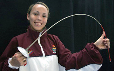 La esgrimista Mariana González es una de las candidatas.