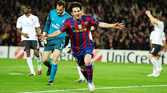 Lionel Messi tuvo otra jornada espectacular y guió al Barça a semis.