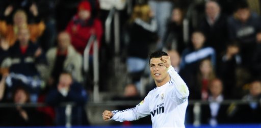 Cristiano Ronaldo marcó su primer triplete con el Madrid.