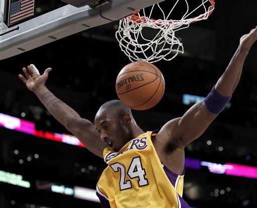 Kobe Bryant es el líder ofensivo de los Lakers.
