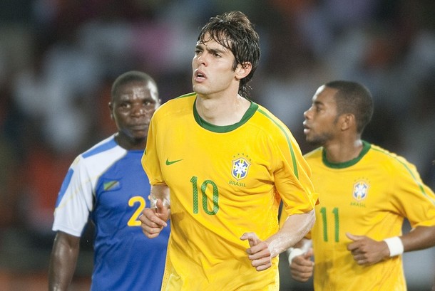 El volante brasileño Kaká está llamado a ser figura.
