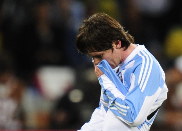 Lionel Messi defraudó con su actuación en Sudáfrica. Se fue sin goles.