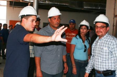 El gobernador Pablo Pérez inspeccionó la obra.