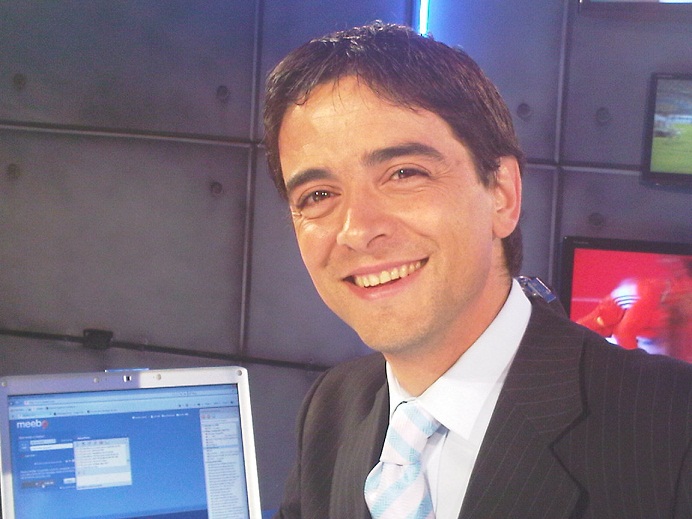 El periodista argentino Juan José Buscalia fue invitado por la Secretaría de Deportes.
