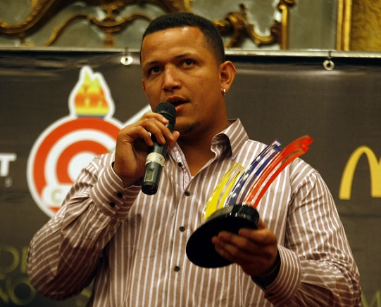 Miguel Cabrera ha sido ganador del premio Atleta del Año por parte del Círculo de Periodistas Deportivos.