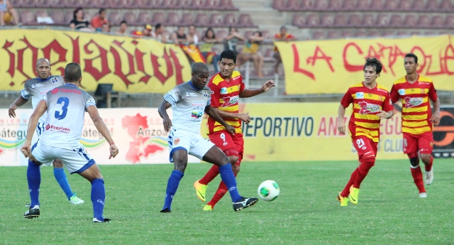 Zulia FC no pudo ante Anzoátegui en Puerto La Cruz. Foto: Cortesía