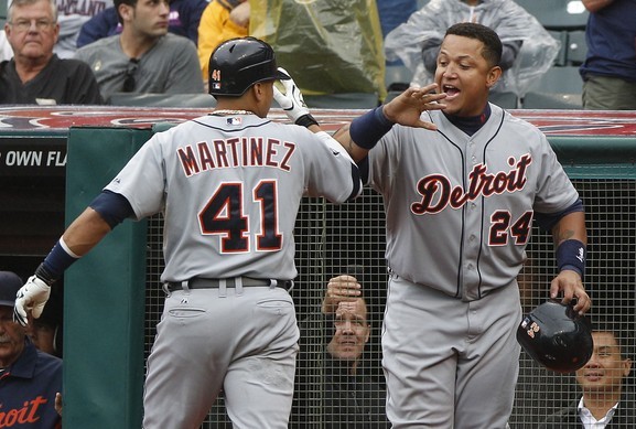 Martínez y Cabrera comandan la ofensiva de Detroit.