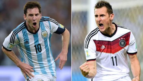 Messi y Klose son las figuras goleadoras.